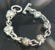 Photo7: Half Alien & Small Oval Links Bracelet (7)