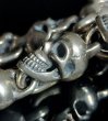 Photo8: All Skulls Link Bracelet (8)