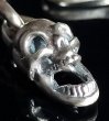 Photo11: Laughing Skull & Snake Tongue With 7.5mm Marine Chain Bracelet (11)