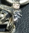 Photo6: 1/16 Double Skull Long Small Oval Links Bracelet (6)