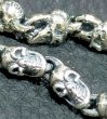 Photo5: 1/16 All Skull Links Bracelet (5)