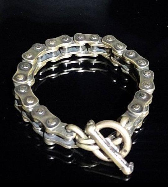 Photo1: Bike Chain Bracelet  (11mm) (1)