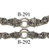 Photo11: Half 2Old Bulldog With Half Skull Links Bracelet  (11)