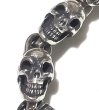 Photo9: Quarter 2Old Bulldog With Quarter Skull Links Bracelet (9)