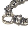 Photo6: Quarter 2Old Bulldog With Quarter Skull Links Bracelet (6)