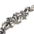 Photo6: One Eighth 4Heart Crown With Diamond & Half Small Oval Chain Bracelet (6)