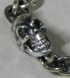 Photo3: Quarter Skull On Quarter Chain Bracelet (3)