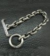 Photo5: Small Oval Chain Link Bracelet (5)