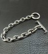 Photo4: Small Oval Chain Link Bracelet (4)