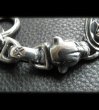 Photo13: Sculpted Oval With 2 Panthers & H.W.O Links Bracelet (13)