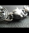 Photo12: Sculpted Oval With 2 Panthers & H.W.O Links Bracelet (12)