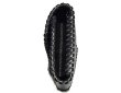 Photo5: Buffalo Leather Coin & Card Case With Zipper (Black) (5)