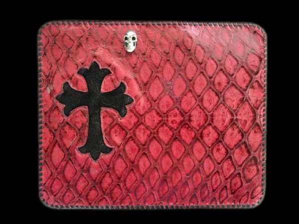 Photo1: Elephant Cross Inlay Anteater Check Book (1)