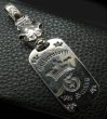 Photo3: Large Old Bulldog G&Crown Dog Tag H.W.O (3)