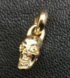 Photo8: 10k Half Single Skull Pendant (8)