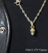 Photo15: 10k Half Single Skull Pendant (15)