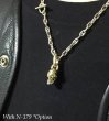 Photo14: 10k Half Single Skull Pendant (14)