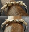 Photo10: 18k Gold Half Horse Triangle Wire Bangle (10)