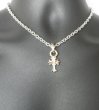 Photo12: 10k Gold 1/16 Grooved Cross Pendant (12)