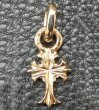 Photo9: 10k Gold 1/16 Grooved Cross Pendant (9)