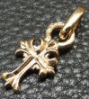 Photo8: 10k Gold 1/16 Grooved Cross Pendant (8)