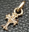 Photo5: 10k Gold 1/16 Grooved Cross Pendant (5)