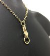 Photo14: Quarter 10k Gold Old Bulldog With 14k Gold 5mm Wide Necklace (14)