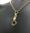 Photo12: Quarter 10k Gold Old Bulldog With 14k Gold 5mm Wide Necklace (12)