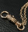 Photo11: Quarter 10k Gold Old Bulldog With 14k Gold 5mm Wide Necklace (11)