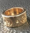 Photo12: 10k Gold Wide Gaboratory Cigar Band Ring (12)