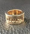 Photo11: 10k Gold Wide Gaboratory Cigar Band Ring (11)