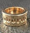 Photo9: 10k Gold Wide Gaboratory Cigar Band Ring (9)