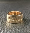 Photo8: 10k Gold Wide Gaboratory Cigar Band Ring (8)