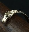 Photo7: 10k Gold Quarter Horse Triangle Wire Bangle (7)