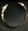 Photo8: 10k Gold Quarter Horse Triangle Wire Bangle (8)