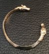 Photo6: 10k Gold Quarter Horse Triangle Wire Bangle (6)