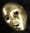 Photo3: 10k Gold Face Pendant (Mud Green Gold Finish) (3)