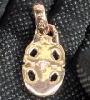 Photo9: 10k Red Gold Quarter Sclupted Oval Pendant (9)