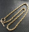 Photo10: 14k Gold Anchor Chain L-type (10)