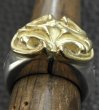 Photo5: 18k Gold Sculpted Oval On Ring (5)