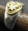 Photo8: 18k Gold Sculpted Oval On Ring (8)