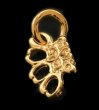 Photo1: 18k Gold 1/128 Mini Knuckle Duster Pendant (1)