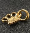 Photo5: 18k Gold 1/128 Mini Knuckle Duster Pendant (5)