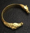 Photo7: 18k Gold Horse Triangle Wire Bangle (7)