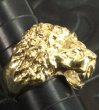 Photo4: 18kGold Legendary Lion Ring (4)