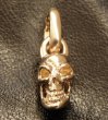 Photo5: 10k Half Single Skull Pendant (5)