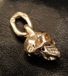 Photo6: 10k Half Single Skull Pendant (6)