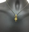 Photo12: 24k Gold 1/16 Grooved Cross Pendant (12)