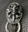 Photo7: Skull On Cross Oval Keeper With Smooth Anchor Chain & H.W.O Key Chain (7)