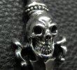 Photo13: Skull On Dagger With 2Bolo Neck 4Skulls Braid Leather Necklace (13)